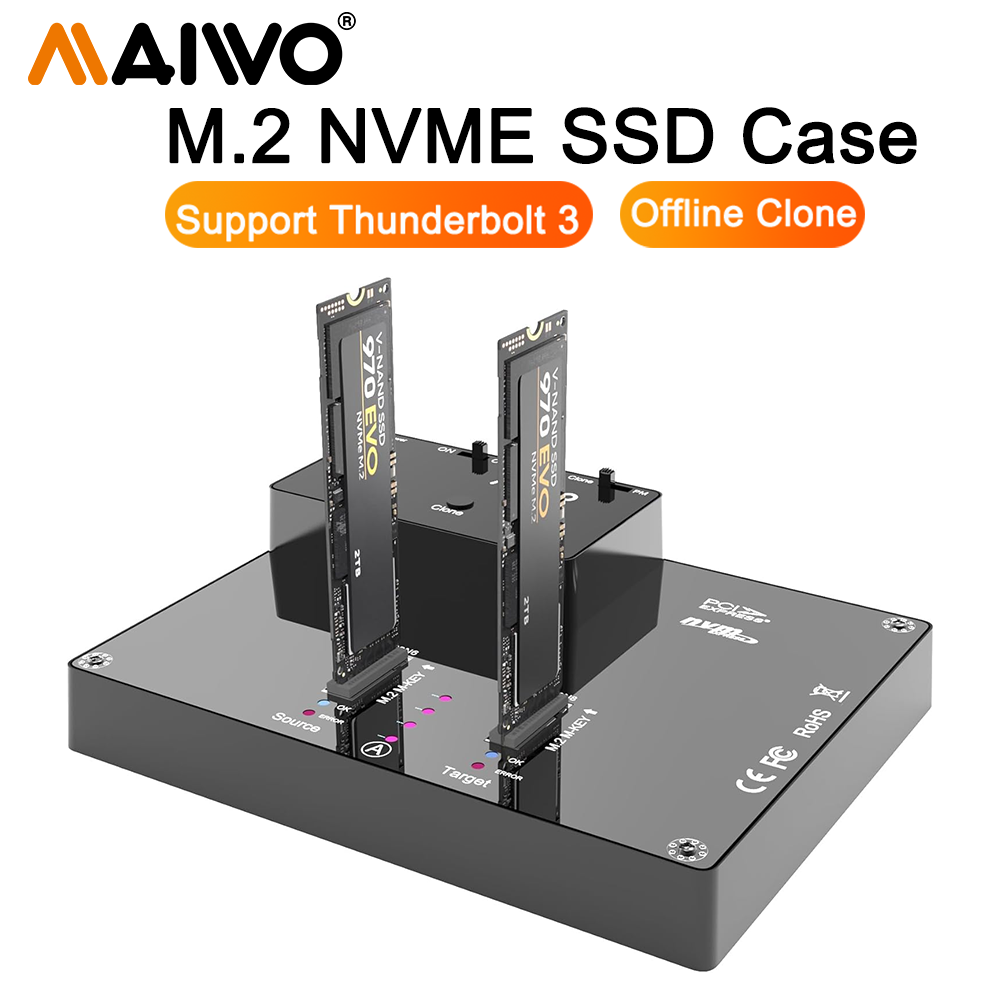 MAIWO 2ベイ M.2 NVMe ドッキングステーション - 8Tb M2 Nvme Ssd のレビューと価格